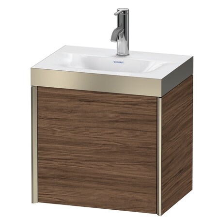Duravit Xviu C-Bonded Wall-Mounted Vanity Dark Walnut XV4630OB121P